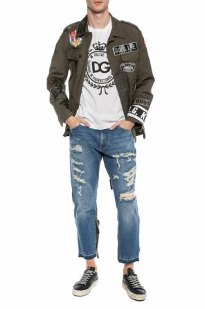 Fabric-trimmed jeans, zdjęcie 2 Fabric-trimmed jeans od Dolce & Gabbana